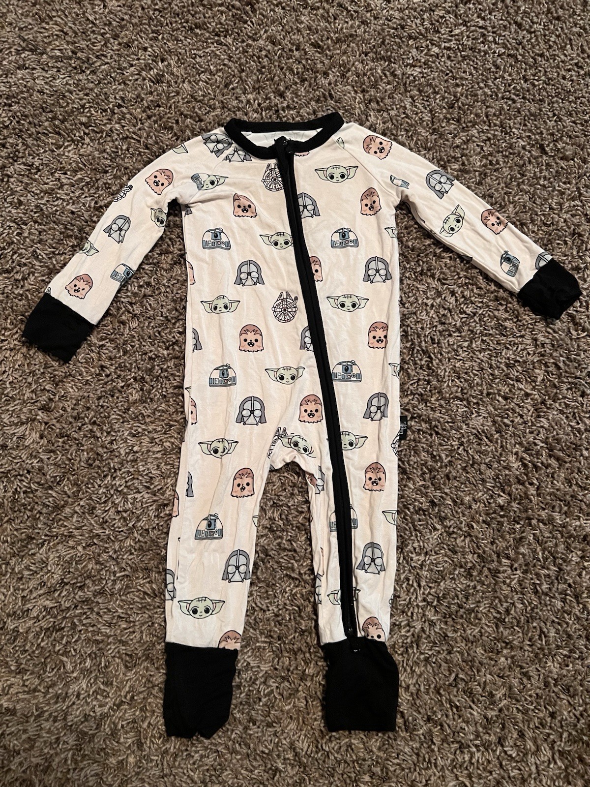 6-12 Month Blush Lotus Bamboo Sleeper (Star Wars)