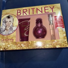 Britney Spears Gift Set 3 Pc EDP 1.0oz, Body Souffle 50ml, Purse spray .33oz NIB