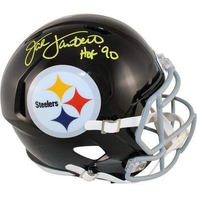 Jack Lambert Autographed Pittsburgh Steelers F/S TB Helmet HOF Beckett 54072