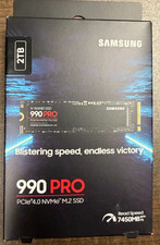 SAMSUNG 990 PRO 2TB SSD, PCIe Gen4 M.2 2280, Seq. Read Speeds Up-to 7,450MB/s