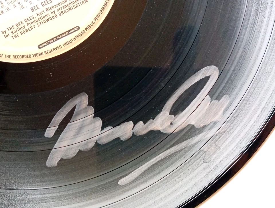 THE BEE GEES Genuine signed  VINYL Album BEE GEES LIVE Signed  By ALL THREE - Image 3 of 4