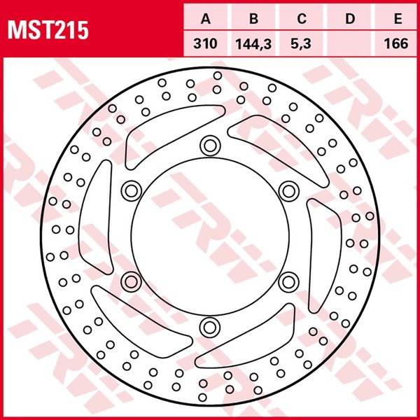 TRW Bremsscheibe (FüR: Triumph Speedmaster 800 908ML 03-05 Vorne )-image