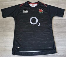 England Rugby Union Away Shirt 2018/2019 - Canterbury XL Black Jersey Top