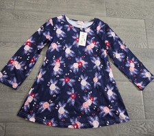 NEW Pete  Lucy Milk Silk Blue Floral GirlsDress Size 6X NWT 