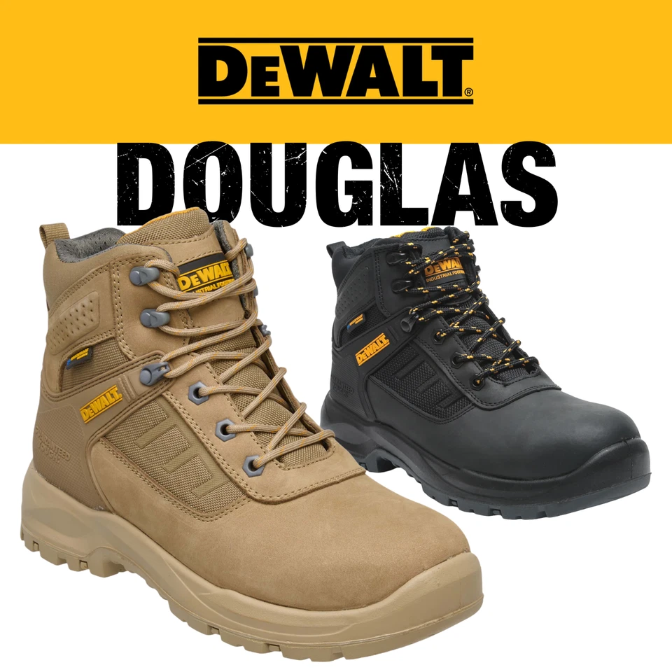 DEWALT Douglas Waterproof Steel Toe Safety Boots Men S3 WR HRO SRC - Image 1 of 1