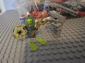 LEGO Atlantis: Typhoon Turbo Sub (8060) Complete Manual, Mini Figs, Bricks