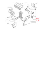 Flexibler Schlauch WäRmetauscher Fiat Idea Punto Original OE 51764278