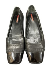 Vintage Prada Leather Women's Slip On Flats Loafers Size 7