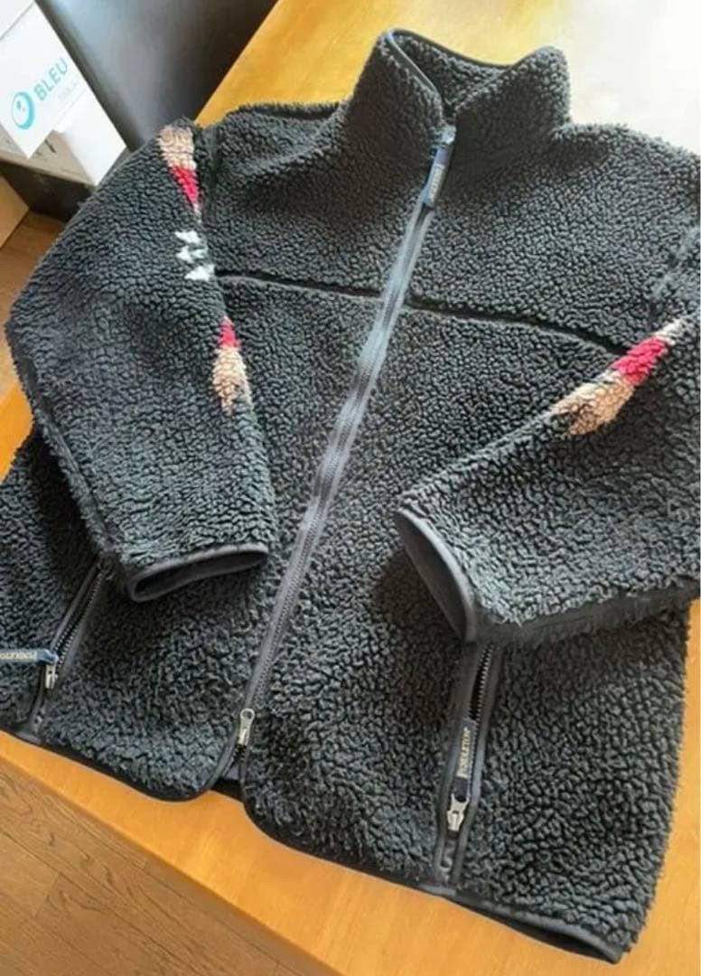 Pendleton Boa Jacket Native Pattern Black Collab … - image 1