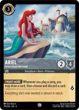 Lorcana TCG Ariel - Determined Mermaid 174/204 Ursula's Return Cold Foil-Common