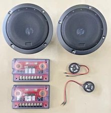 Old School MB Quart 5.25" Component Speaker Set — Made in Germany, NOS