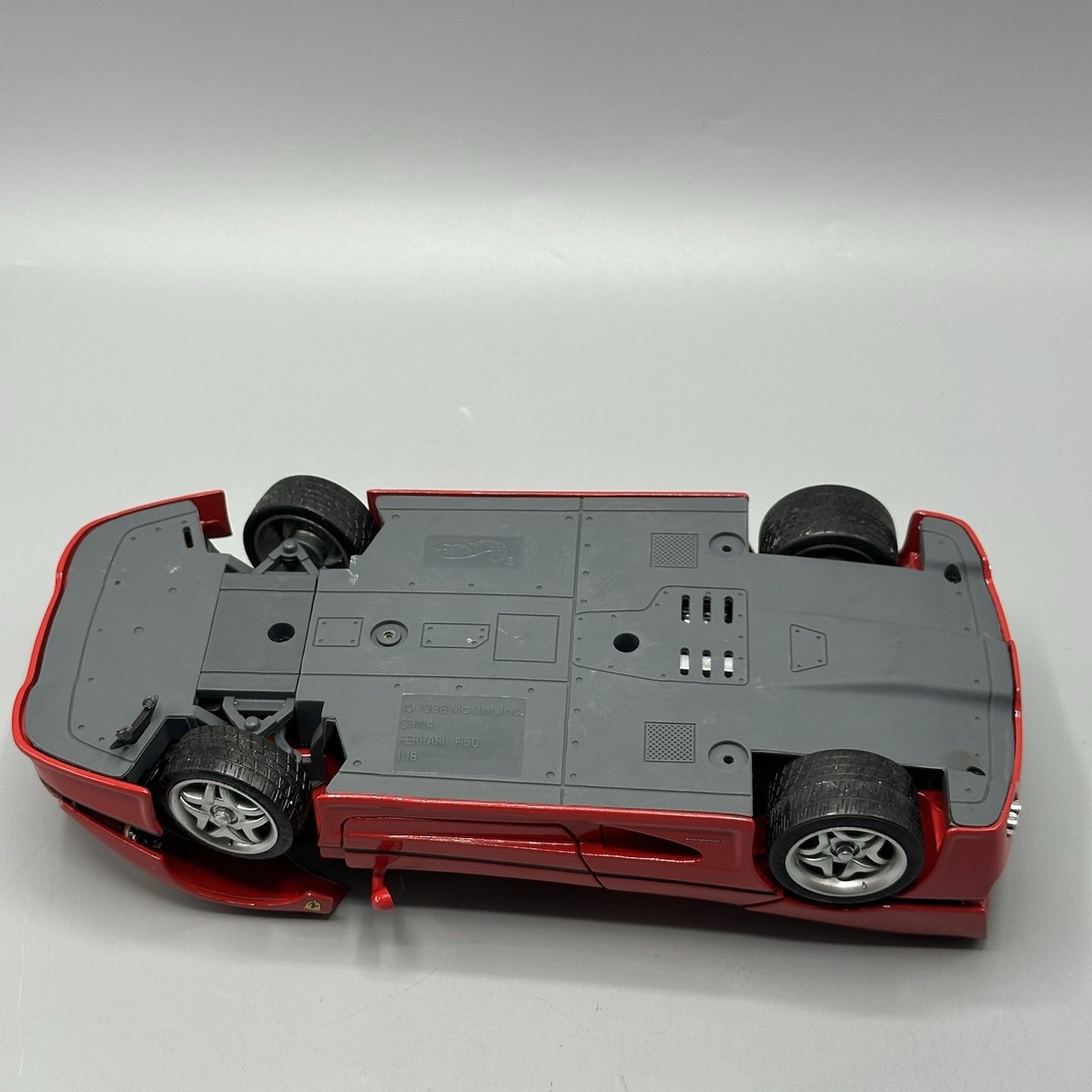 Hot Wheels Ferrari F50 1:18 Scale 1998 Red Diecast Model Car
