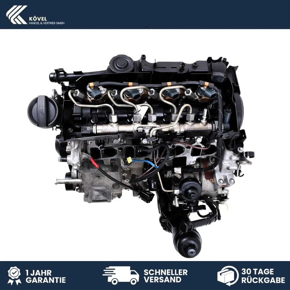 BMW Engine B47D20A 2.0L 140kW for BMW 3 Series 5 Series 320D 520d F30 F31 F10 F11 B47D20O0 - Image 3 of 4