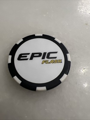 Callaway Golf Poker Chip 2 Sided Magnetic Epic Flash Flash Face Technology Black