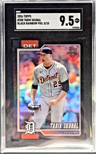 2026 Topps Series 1 Tarik Skubal #300 Black Rainbow Foil /10 PSA SGC 9.5 POP 1