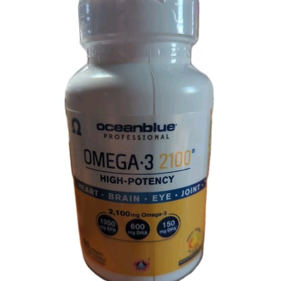 Professional, Omega-3 2100, High-Potency, Natural Orange, 2,100 mg, 60 Softgels