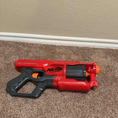 NERF Gun N-strike Elite Mega CycloneShock Blaster A2929 Red
