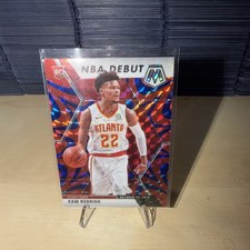 Cam Reddish 2019-20 Panini Mosaic #271 Reactive Red Blue NBA Debut Hawks Rookie