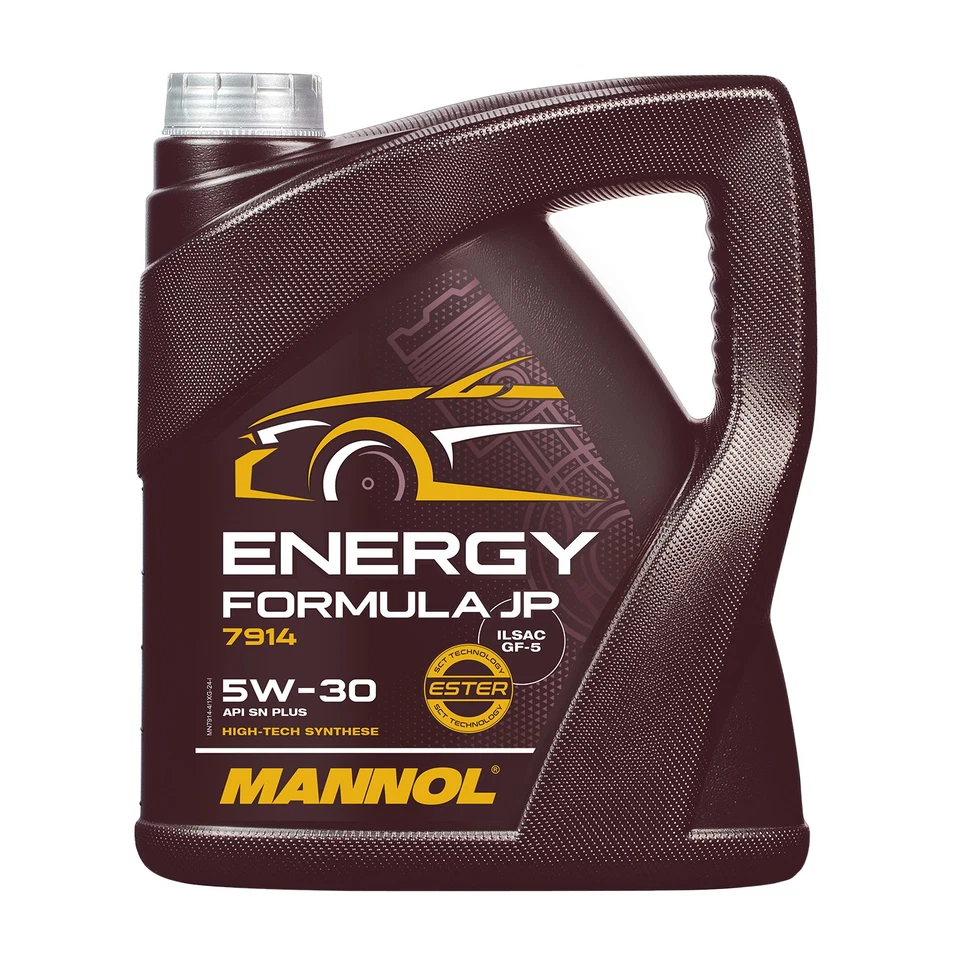 MANNOL Energy Formula JP 5W-30 Huile Moteur Semi-Synthétique API SP (RC) 5x4 L - Photo 2/4
