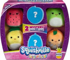 NEW Squishville by Original Squishmallows FRUIT SQUAD Plush 2-Inch NIB Mystery