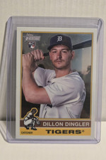 Topps 2025 Heritage Rookie Chrome Dillon Dingler Detroit Tigers #130