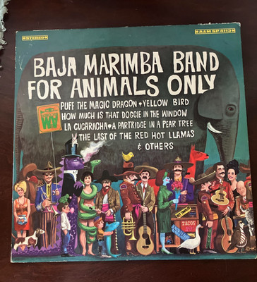 Baja Marimba Band For Animals Only LP 1965  A&M Records LP113