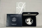 NobleSpirit GEM BU 2007 W PROOF American Silver Eagle 1oz .999 w Box & CoA