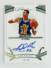 2019 Panini Flawless Karl Malone RARE On-Card Auto /25 💎Jazz HOF