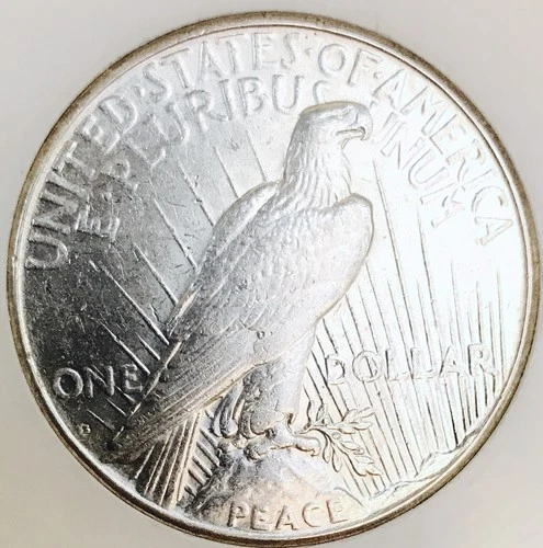 1927 S PEACE UNCIRCULATED BEAUTY! MEGA RARE FIND! WHITE BLAZER! WOW GEM NR#64704