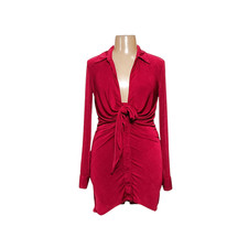 Fashion Nova XL Purple Blouson Dress