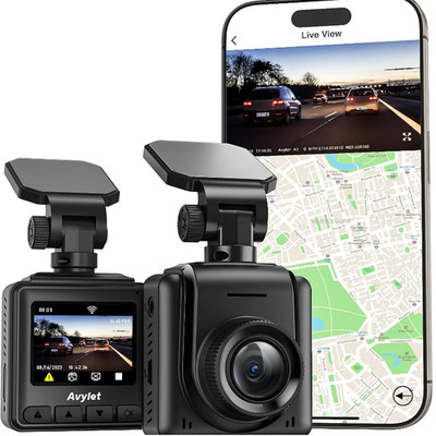 Avylet Dashcam 2K 1440P WiFi Mini Vorne Autokamera GPS Support
