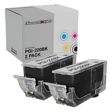 2 PGI-220BK PGI-220 BLACK Ink Cartridge for Canon PIXMA MX870 MX860 MP640 MP640R
