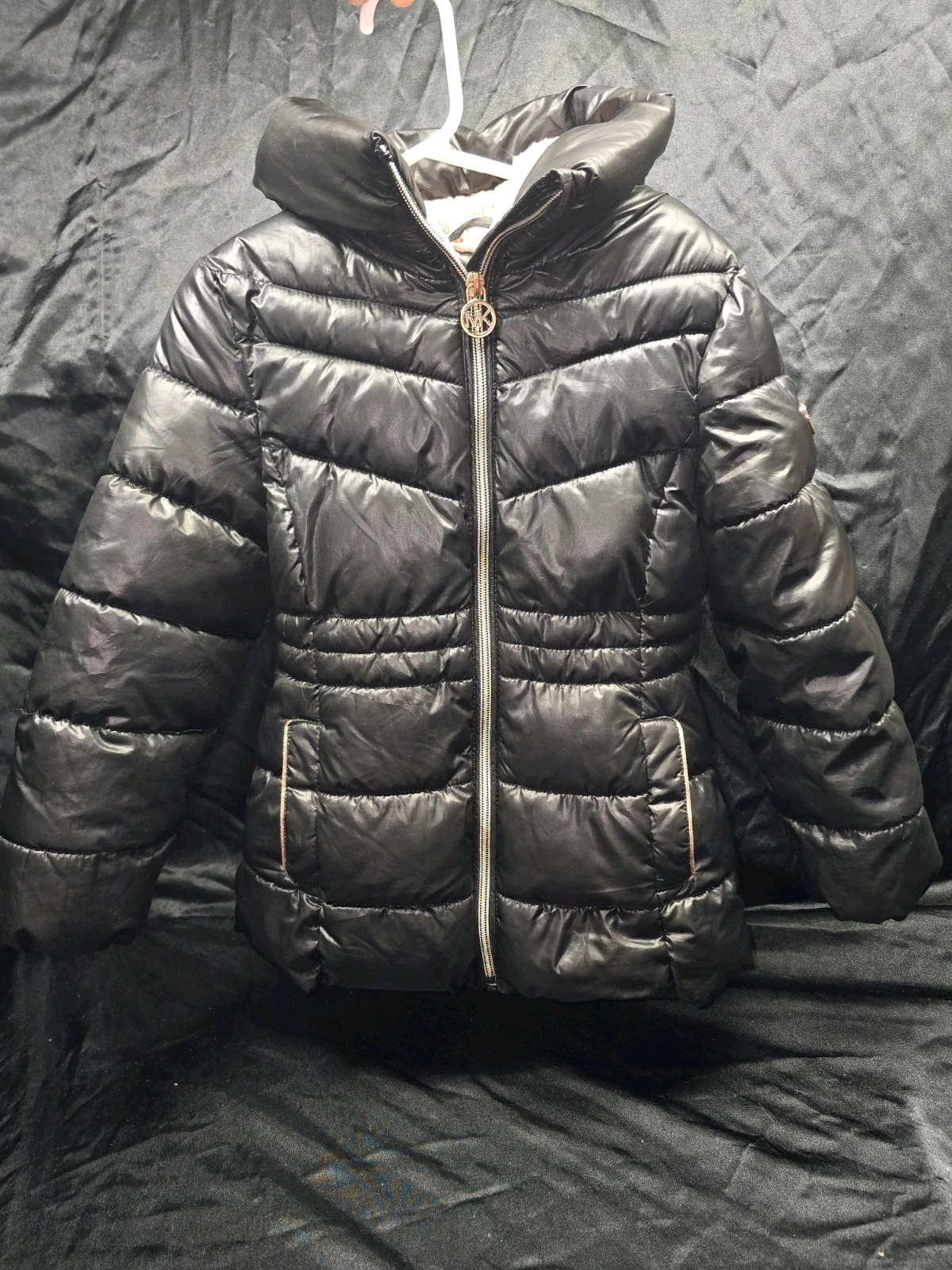 Cappotto pesante nero Michael Kors taglia 4 bambina bambina