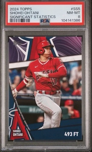 2024 Topps Series 2 - Significant Statistics Shohei Ohtani #SS-7 PSA 8