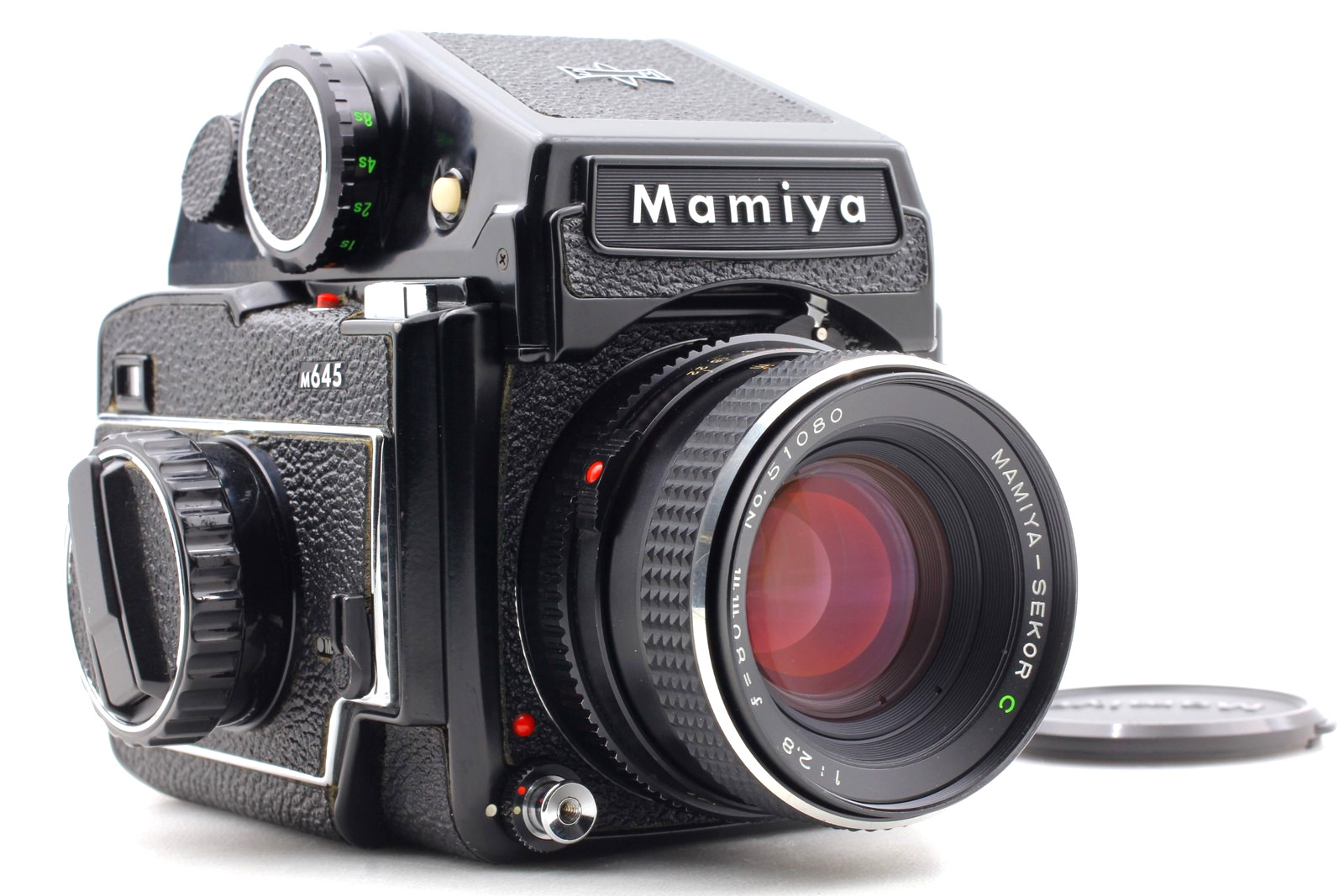 Meter Works [N MINT] Mamiya M645 PD Finder Film Camera 80mm f2.8 Lens From JAPAN