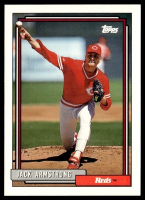 1992 Topps Jack Armstrong Cincinnati Reds #77