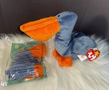 Ty Scoop The Pelican Beanie Baby 1996 Edition & New McDonald’s Scoop Errors Lot