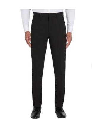 Calvin Klein Men's Slim Fit Dress Pants 32x32 Black Stretch Flat Front NWT | eBay Calvin Klein Men's Slim Fit Dress Pants 32x32 Black Stretch Flat Front NWT | eBay