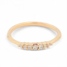 aget diamond Ring K10(YG) 0.9g 0.07