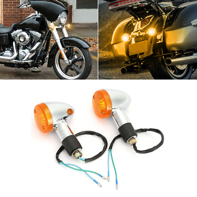 Motorcycle Turn Signals Lights For Kawasaki Vn Vulcan 700 800 900 Classic 2PCS