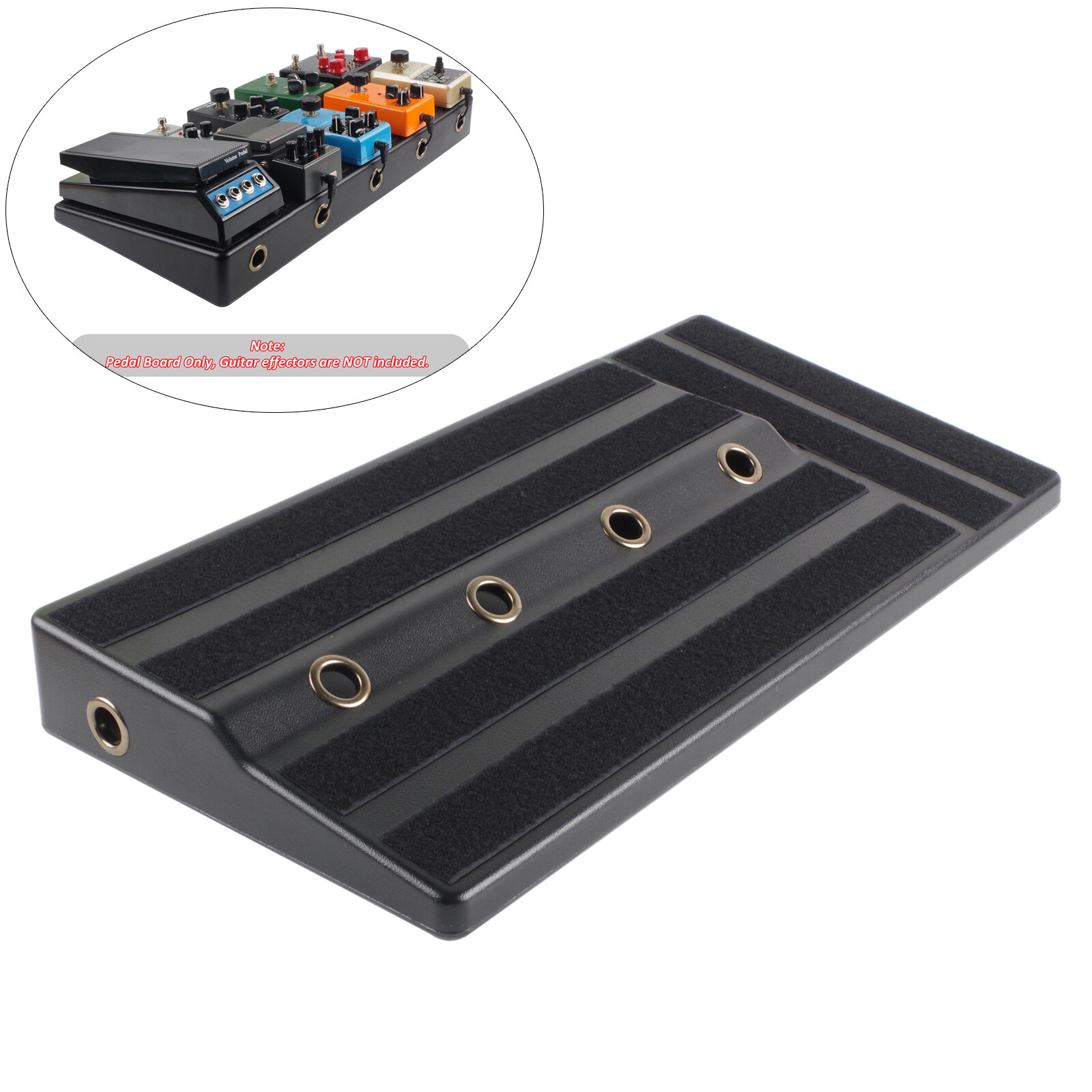 Guitar Effect Pedal Board Pedalboard Built-in Power Supply Room 50*25cm B5L4
