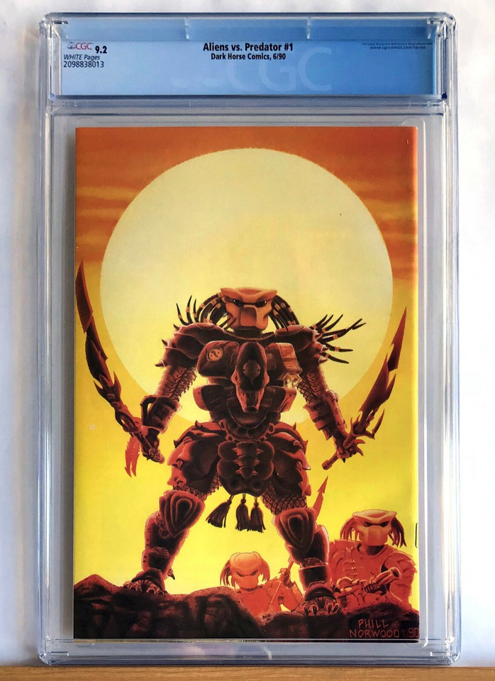 ALIENS VS PREDATOR 1 CGC 9 2 NM 1990 Dark Horse upcoming Marvel aliens-vs-predator-1-cgc-9-2-nm-1990-dark-horse-upcoming-marvel