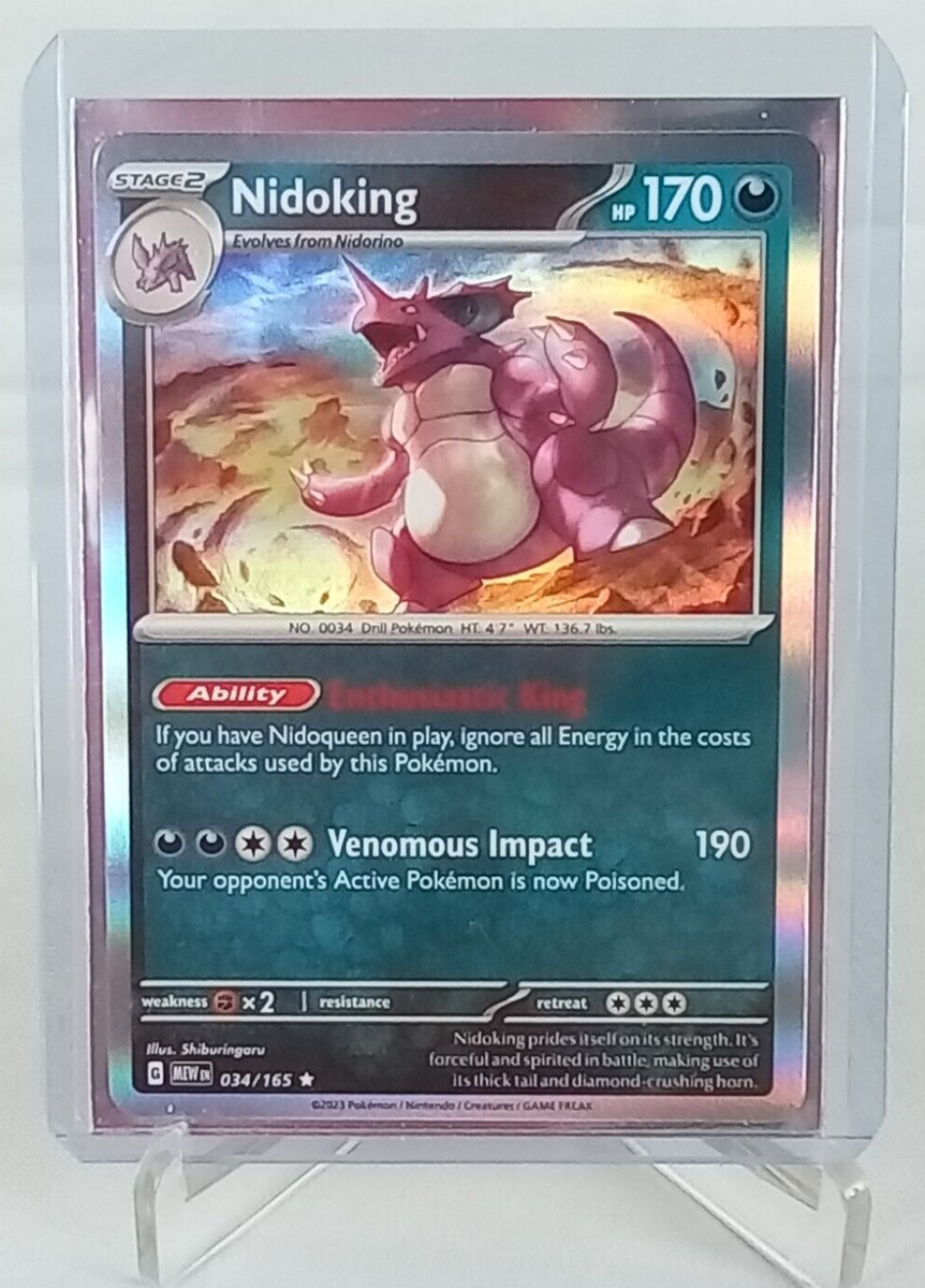 Nidoking Hp 170 Holo #34 Pokémon Card 2023 | eBay