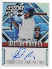 2014 PRIZM PERENNIAL DRAFT PICKS DALTON POMPEY AUTO RC #81 TORONTO BLUE JAYS