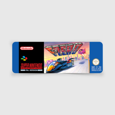 Étiquette SNES / Label : F-Zero