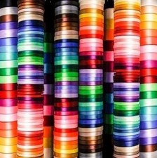 32 meters Full Reel Satin Ribbon Roll 6mm 12mm 25mm  60 COLOURS Wrapping Gift