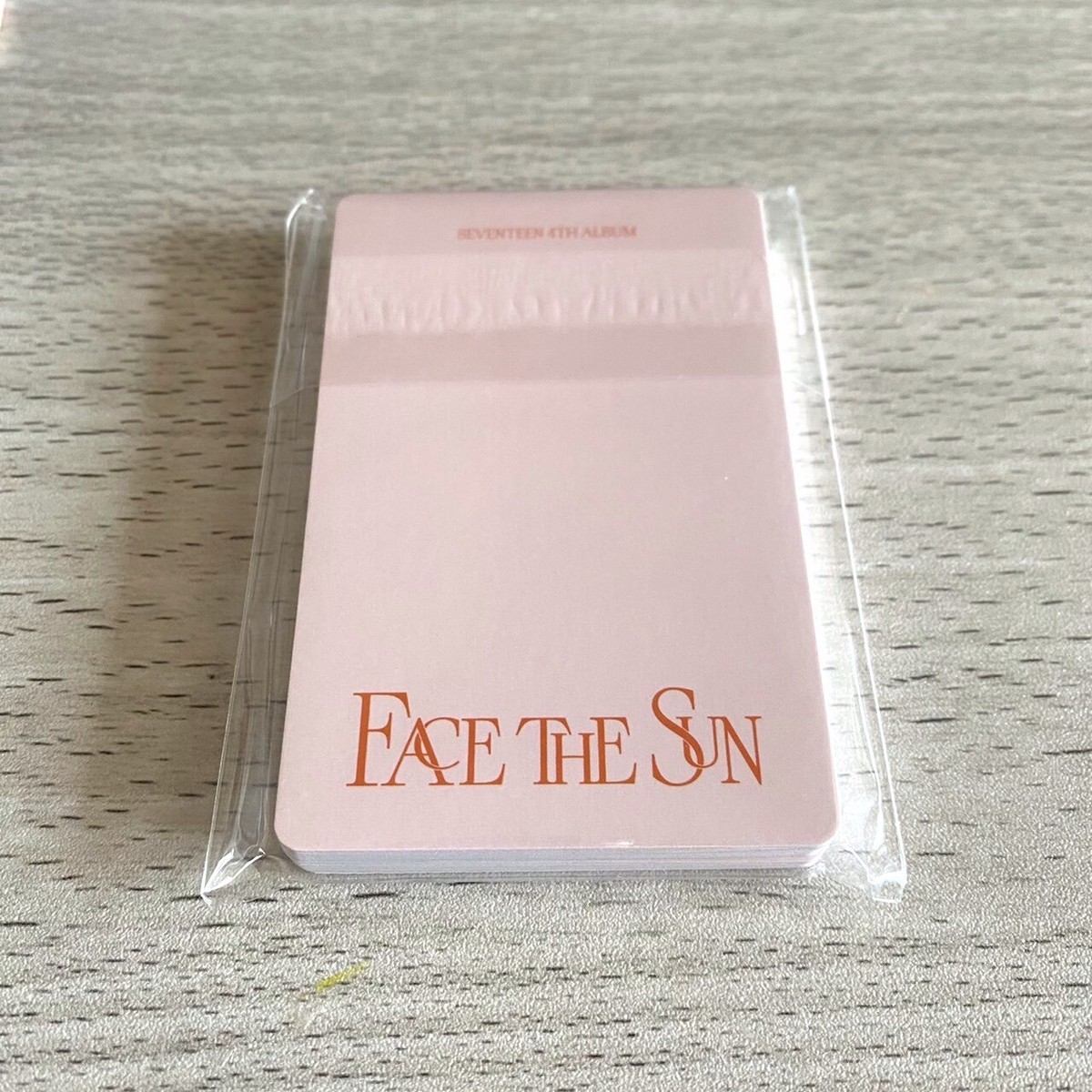 SEVENTEEN 4th album face the sun carat ver. woozi complete set hot
