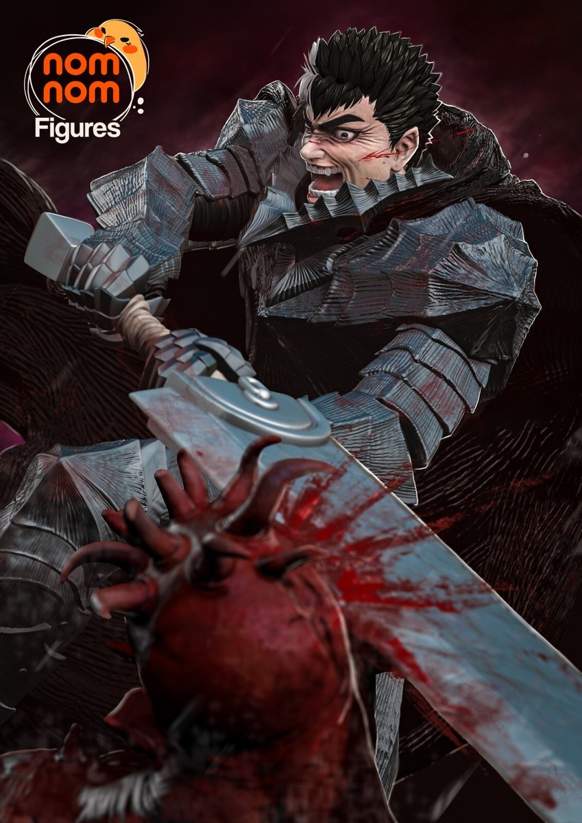Guts Berserk - 3D printed Fanart Resin Model Kit | eBay