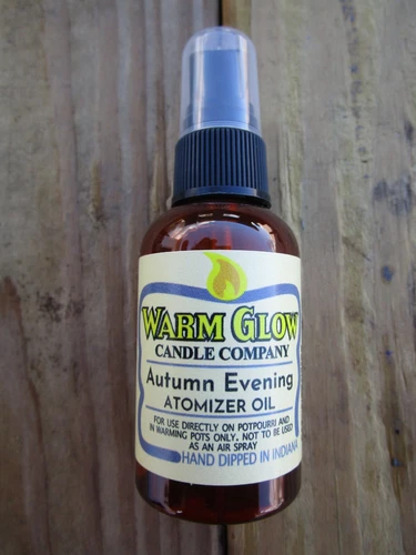 Warm Glow Candle AUTUMN EVENING  Atomizer Fragrance Spray Scent Oil  2 oz