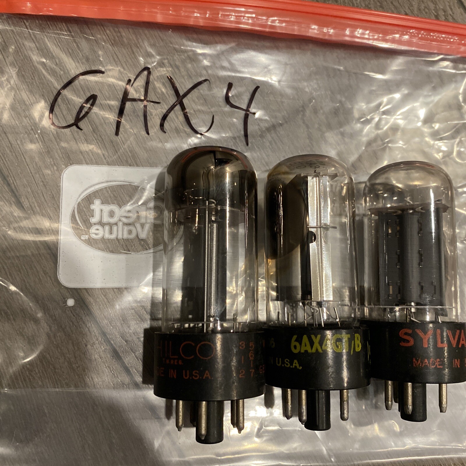 Raytheon, Philco, Sylvania Vacuum Tubes / 6AX4GT tested good eBay